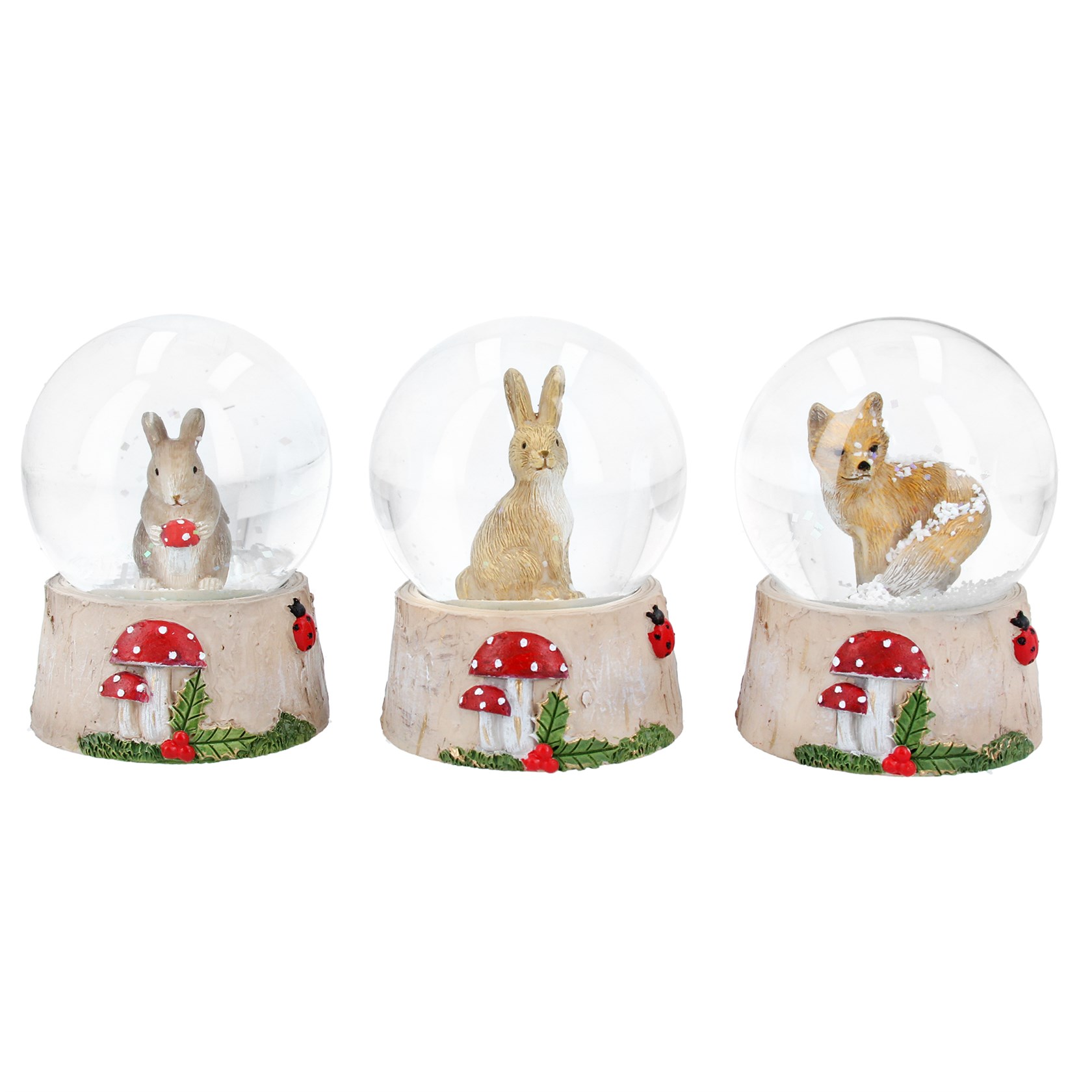 Christmas Woodland Snow Globe by Gisela Graham